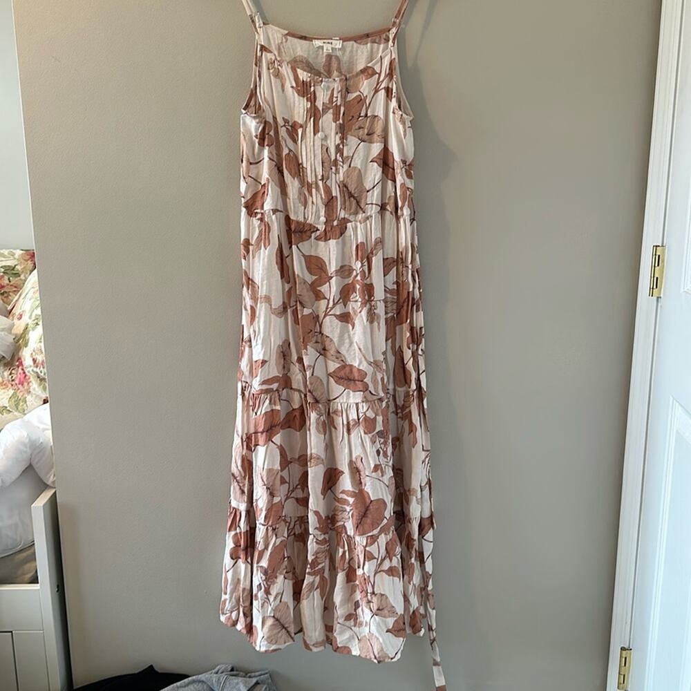 NWT MINE Boho floral maxi Dress Large